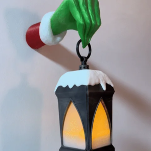 Grinch Arm Lantern Holder