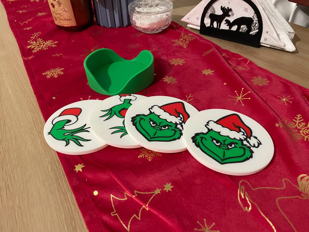 Grinch Coaster Set