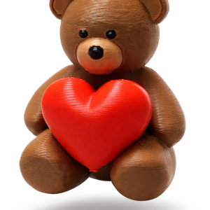 Teddy Bear holding heart